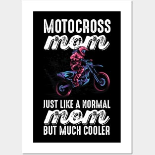 Motocross mom Posters and Art